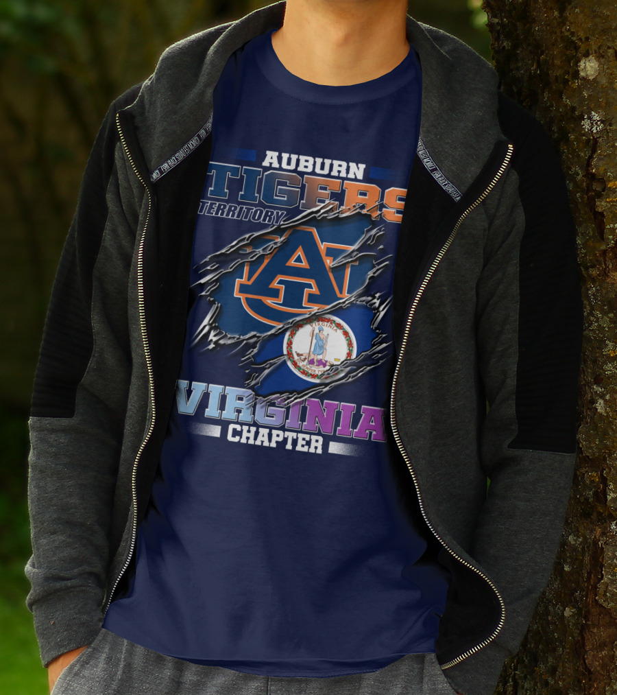 Auburn Tigers Territory Virginia Chapter T-Shirt