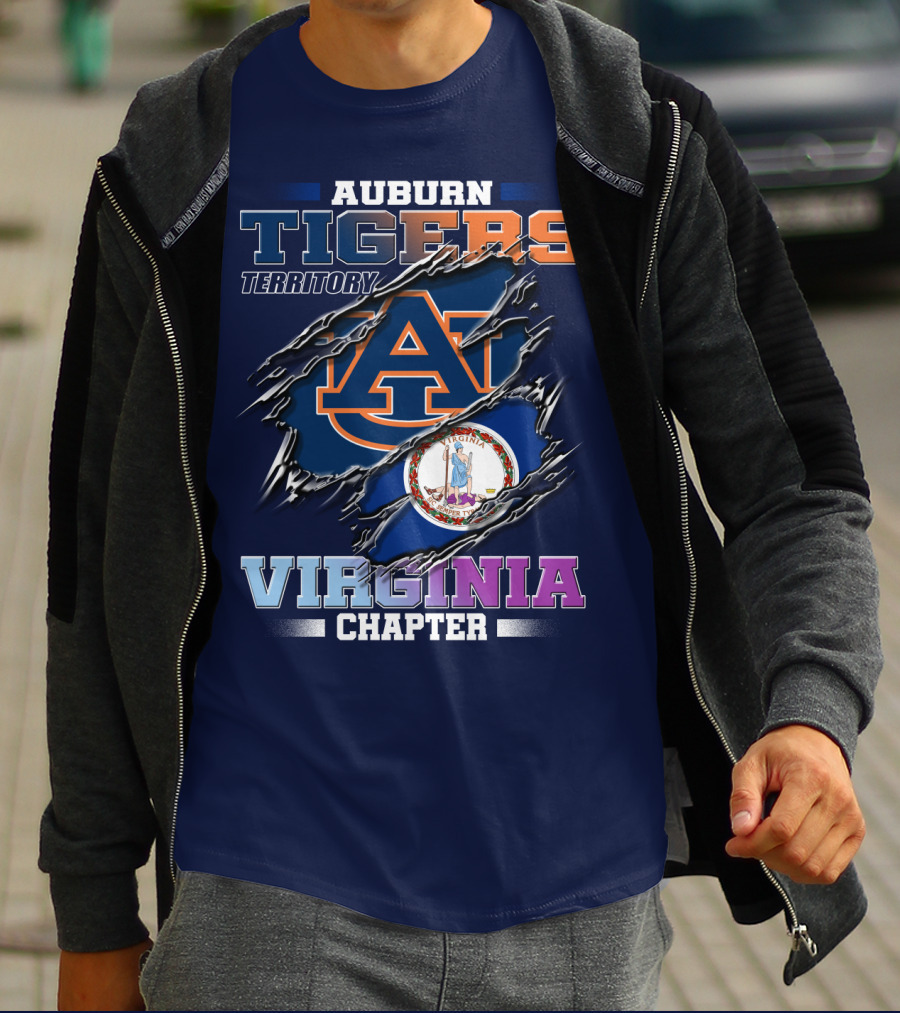Auburn Tigers Territory Virginia Chapter T-Shirt