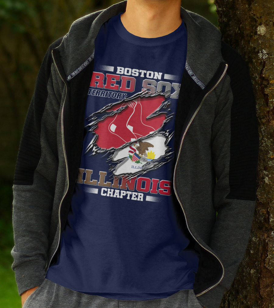 Boston Red Sox Territory Illinois Chapter T-Shirt
