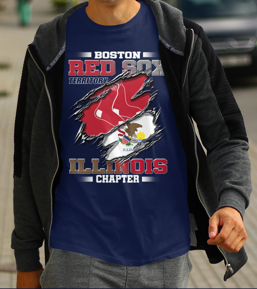 Boston Red Sox Territory Illinois Chapter T-Shirt