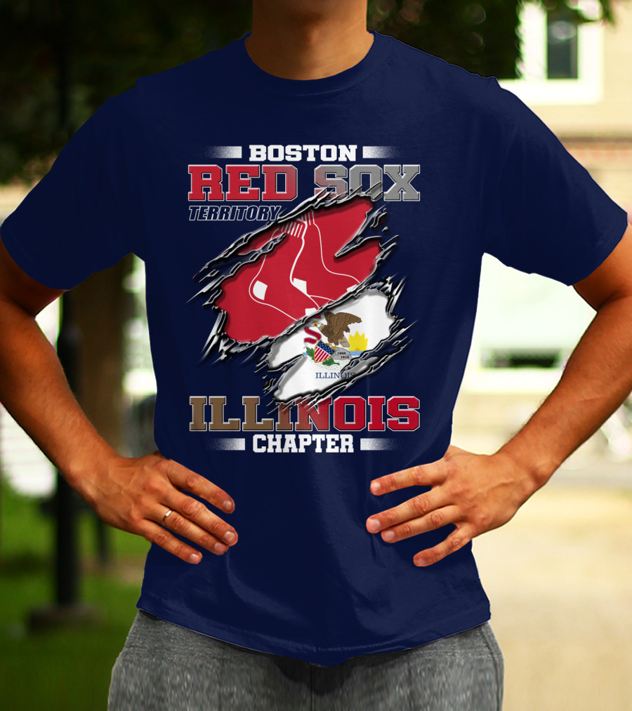 Boston Red Sox Territory Illinois Chapter T-Shirt