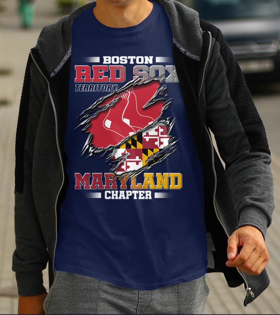 Boston Red Sox Territory Maryland Chapter T-Shirt