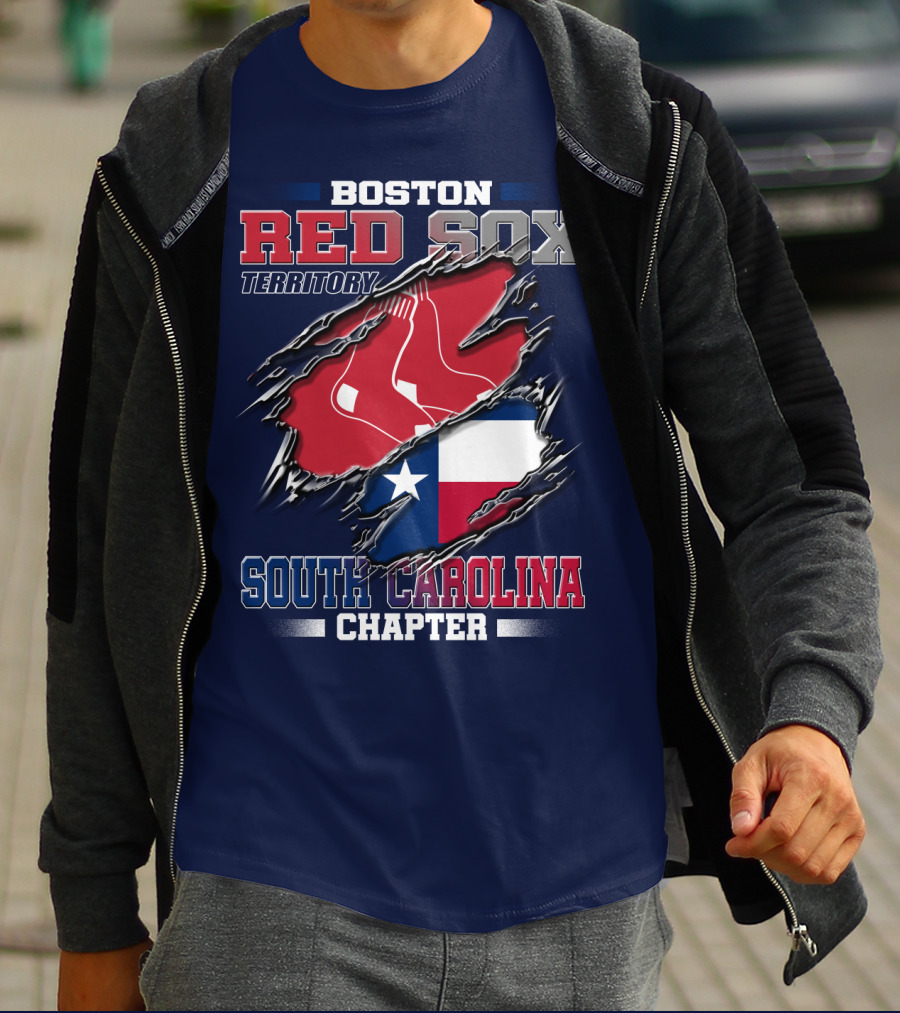 Boston Red Sox Territory South Carolina Chapter T-Shirt