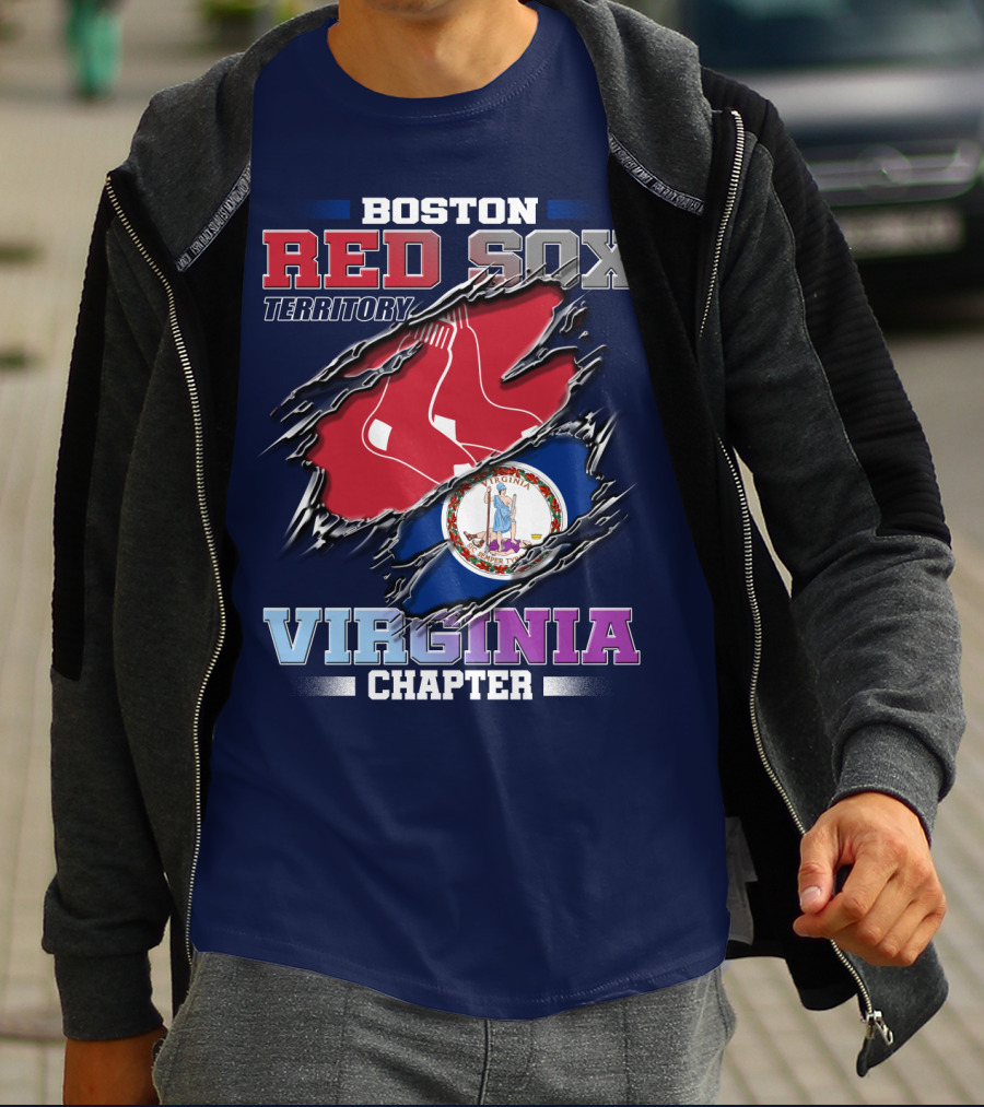Boston Red Sox Territory Virginia Chapter T-Shirt