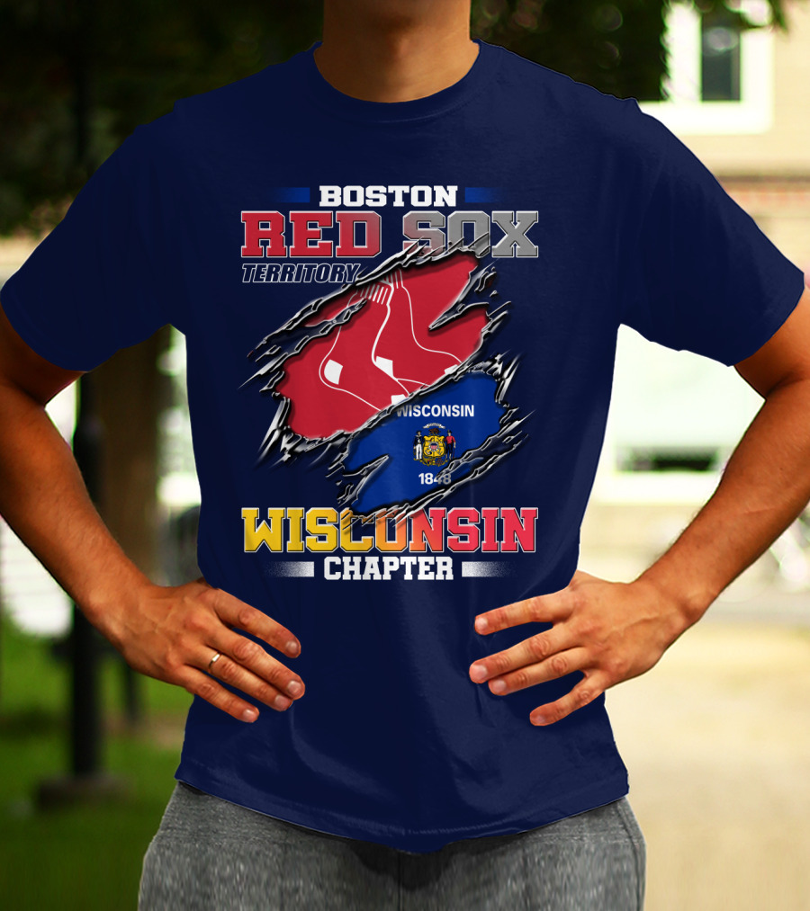 Boston Red Sox Territory Wisconsin Chapter 1848 T-Shirt