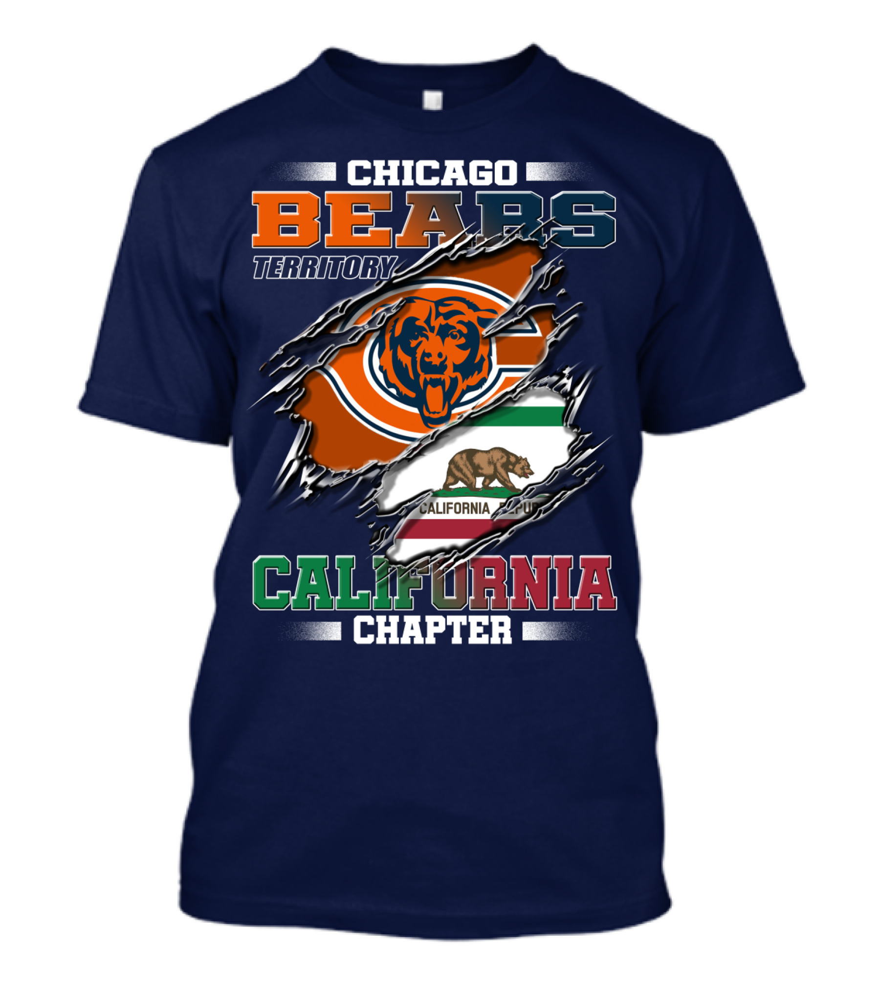 Chicago Bears Territory California Chapter T-Shirt