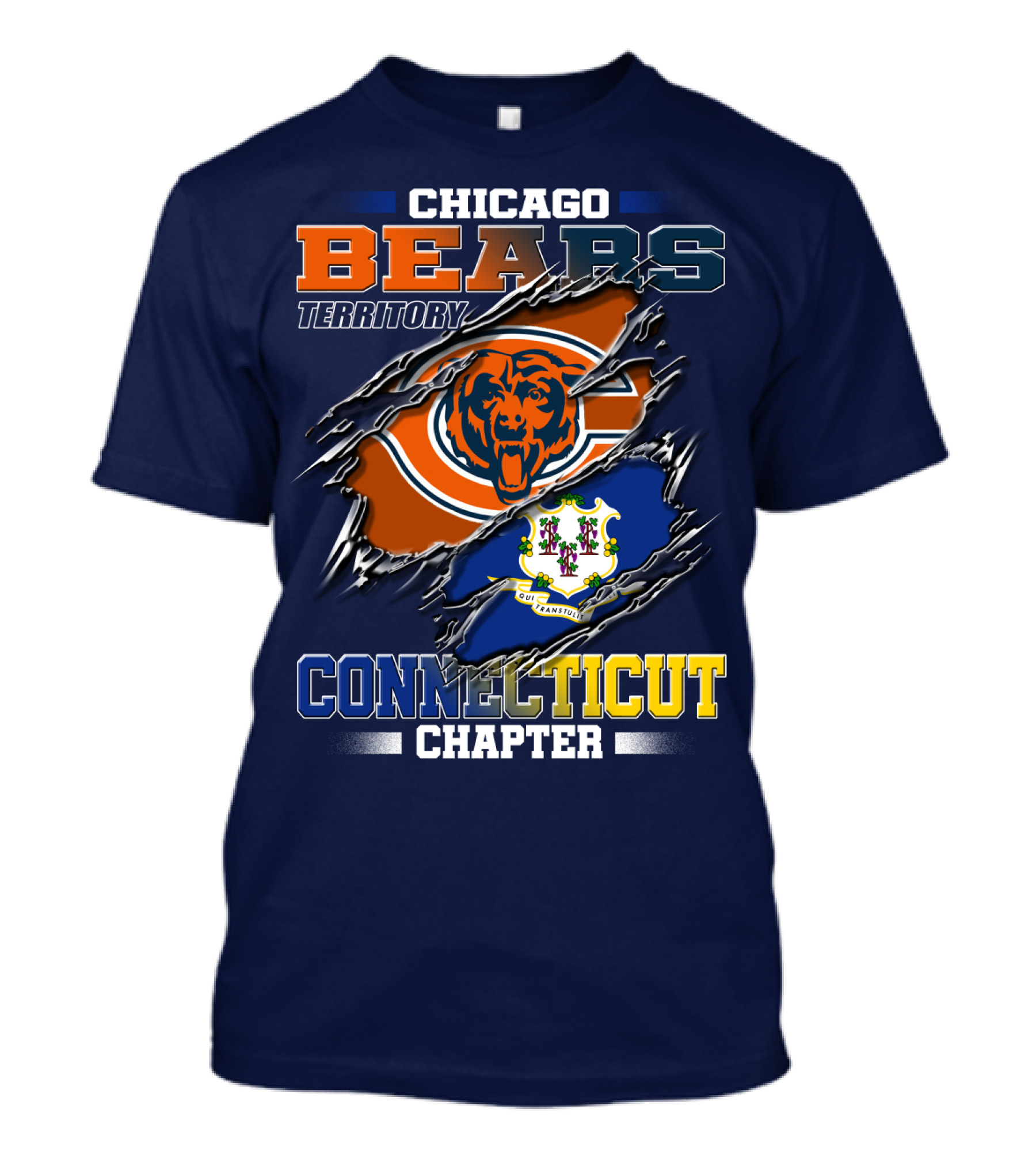 Chicago Bears Territory Connecticut Chapter T-Shirt