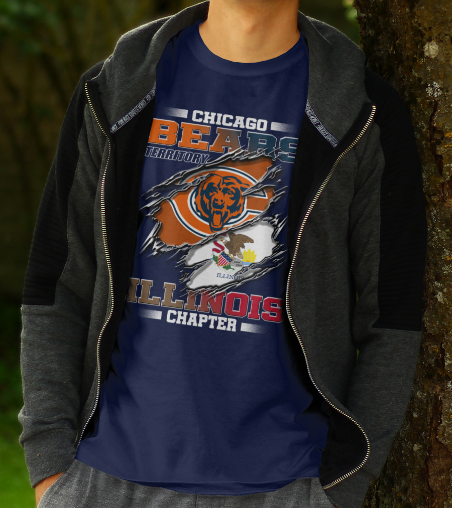 Chicago Bears Territory Illinois Chapter T-Shirt