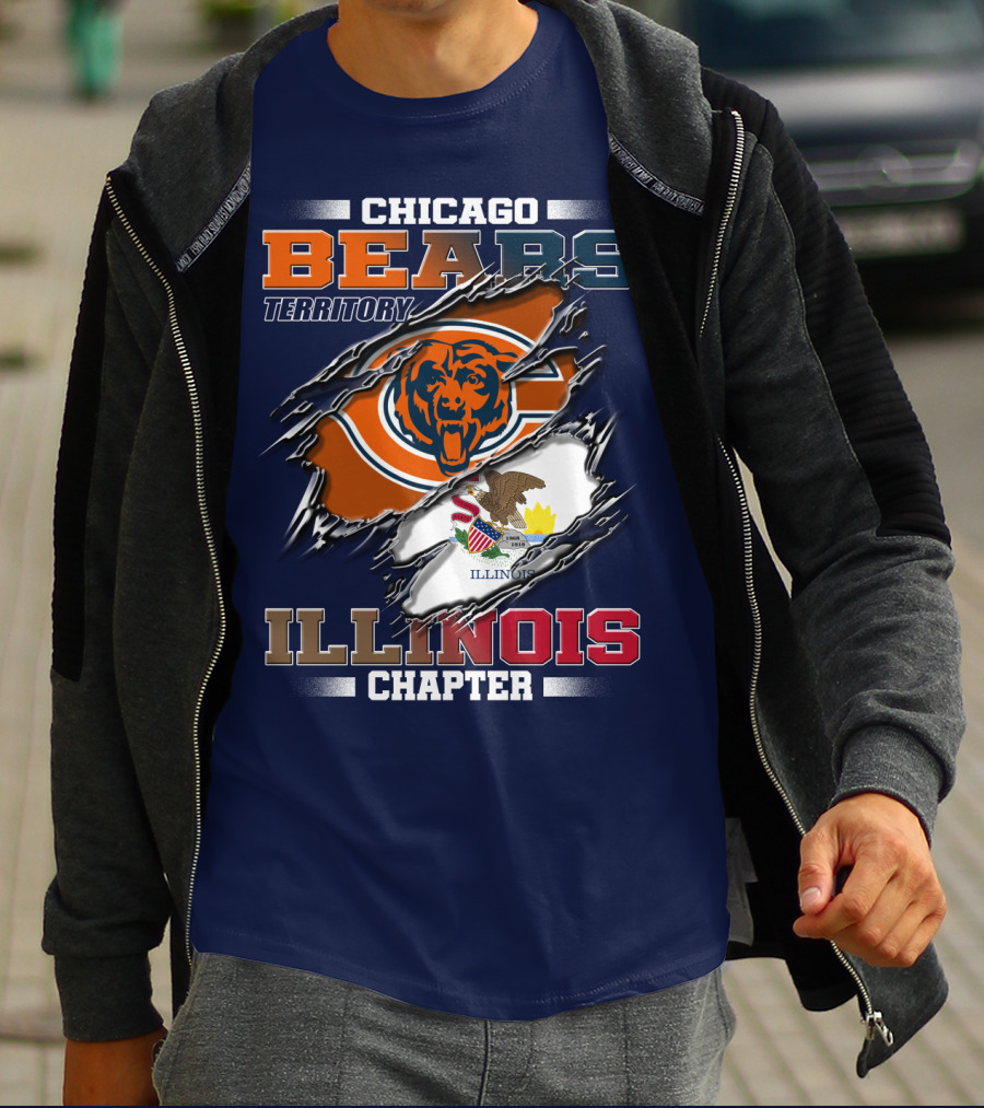 Chicago Bears Territory Illinois Chapter T-Shirt