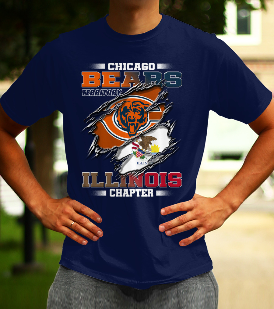Chicago Bears Territory Illinois Chapter T-Shirt