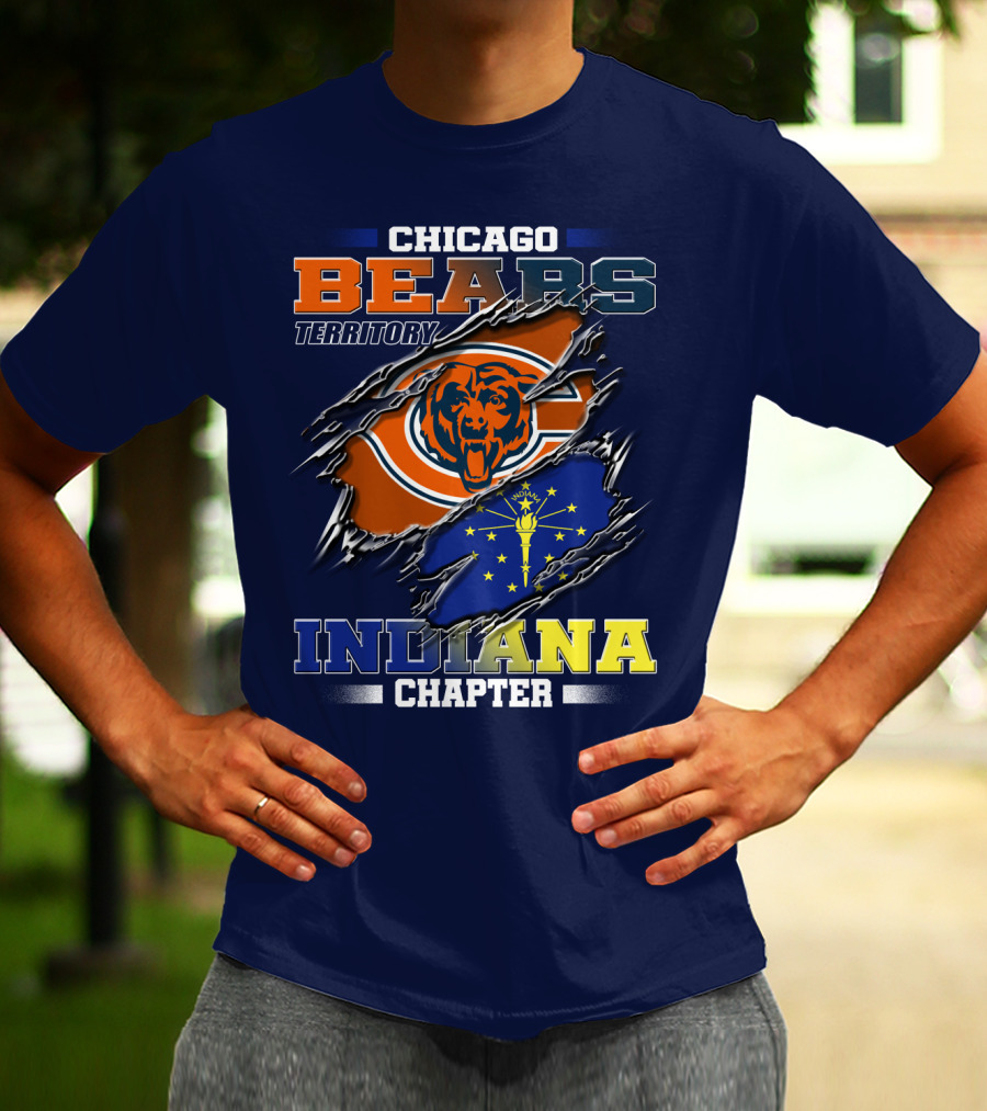 Chicago Bears Territory Indiana Chapter T-Shirt