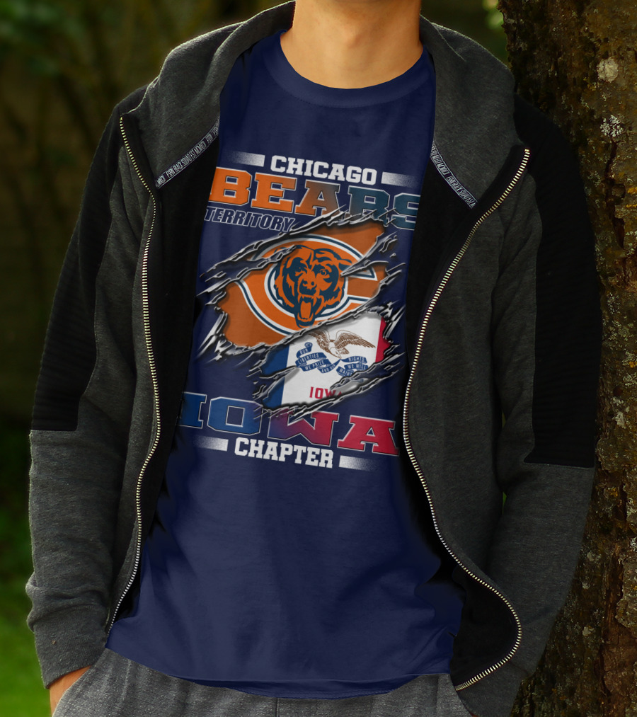 Chicago Bears Territory Iowa Chapter T-Shirt
