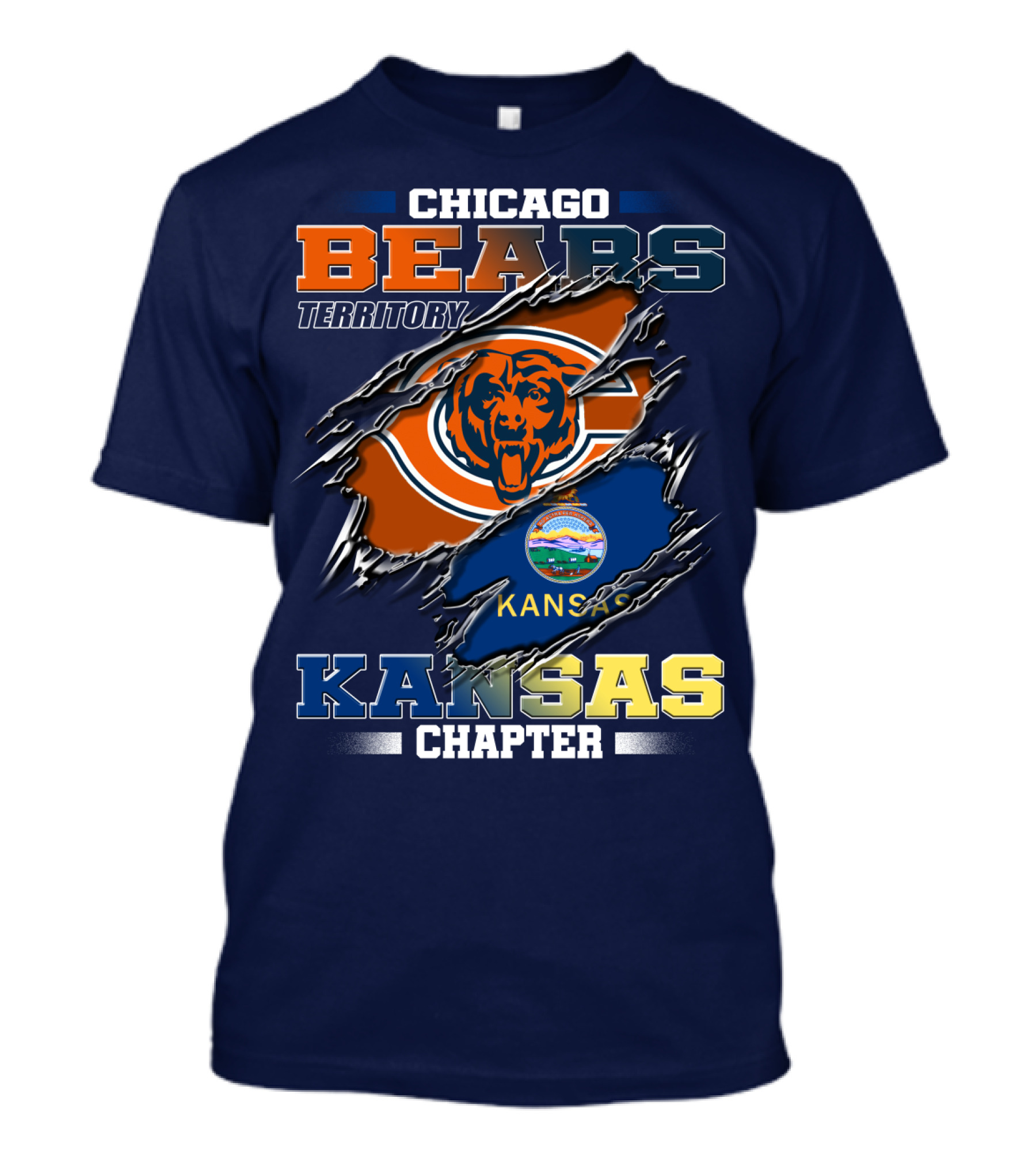 Chicago Bears Territory Kansas Chapter T-Shirt