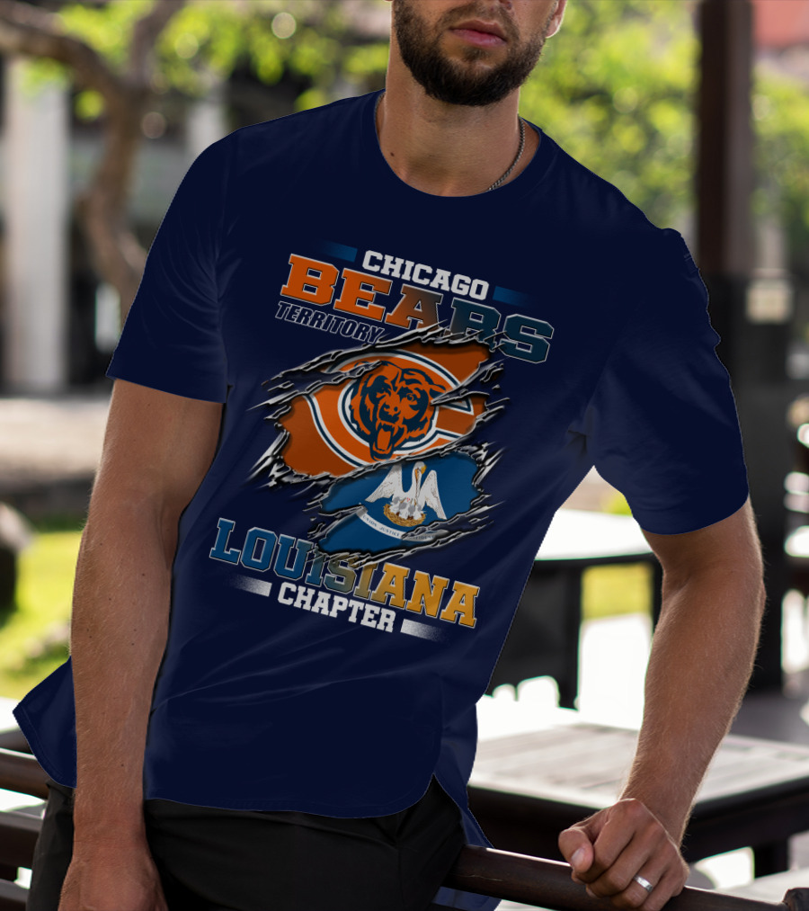 Chicago Bears Territory Louisiana Chapter T-Shirt