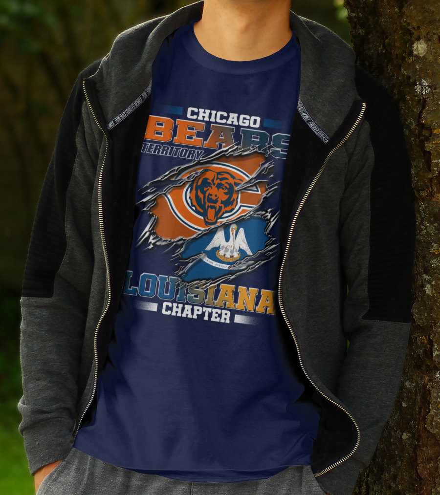 Chicago Bears Territory Louisiana Chapter T-Shirt