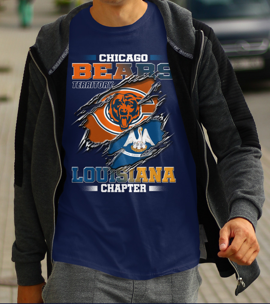 Chicago Bears Territory Louisiana Chapter T-Shirt