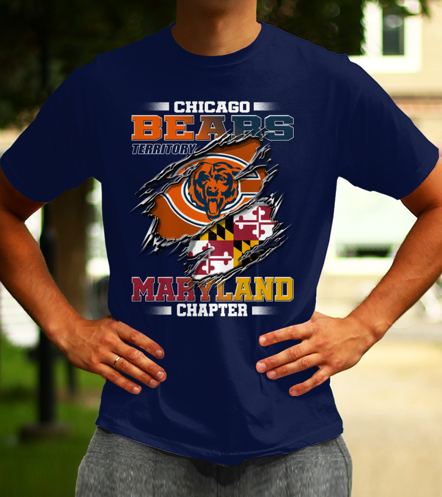 Chicago Bears Territory Maryland Chapter T-Shirt