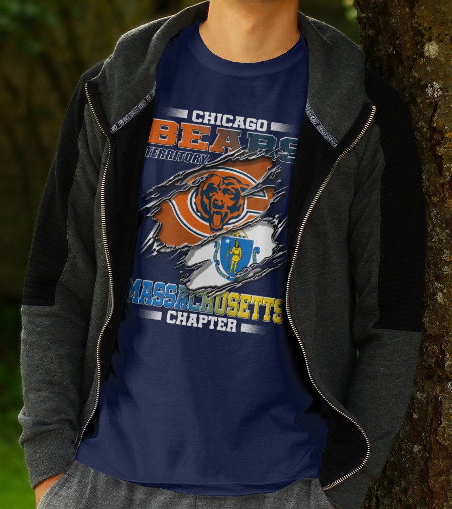 Chicago Bears Territory Massachusetts Chapter T-Shirt