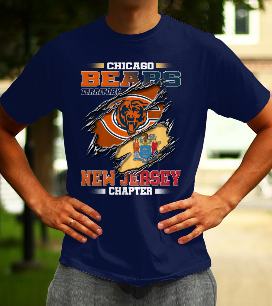 CHICAGO BEARS TERRITORY NEW JERSEY CHAPTER T-Shirt