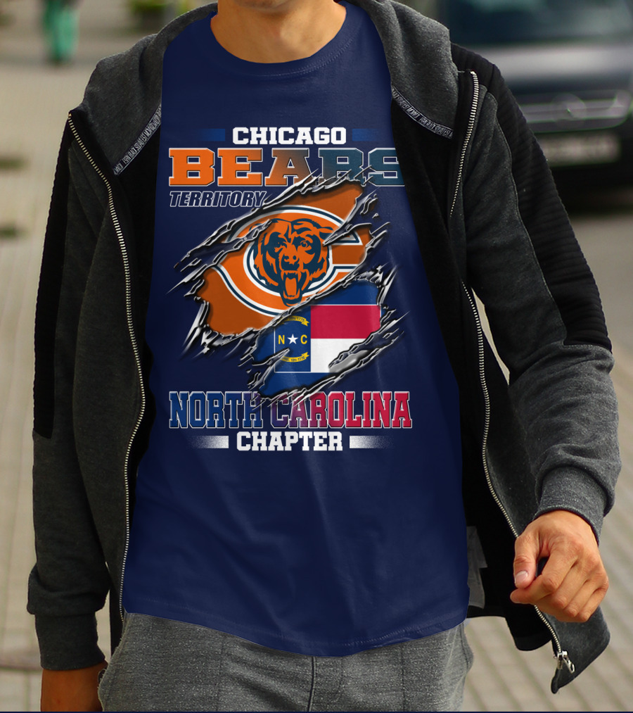 Chicago Bears Territory North Carolina Chapter T-Shirt