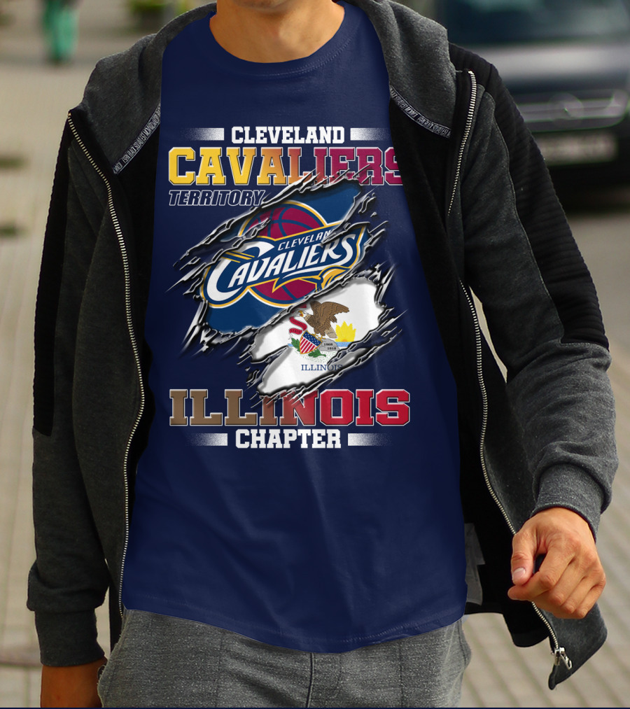 Cleveland Cavaliers Territory Illinois Chapter T-Shirt