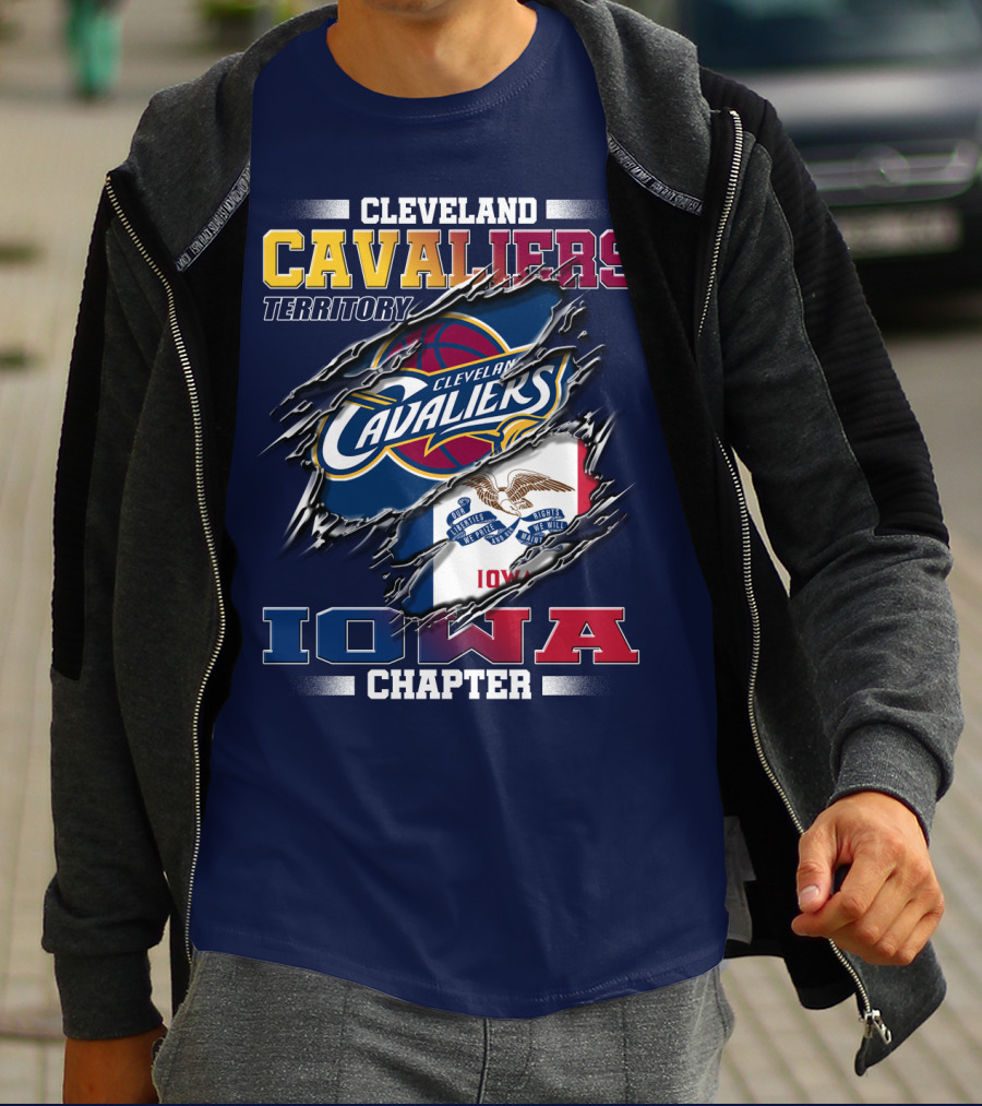 Cleveland Cavaliers Territory Iowa Chapter T-Shirt
