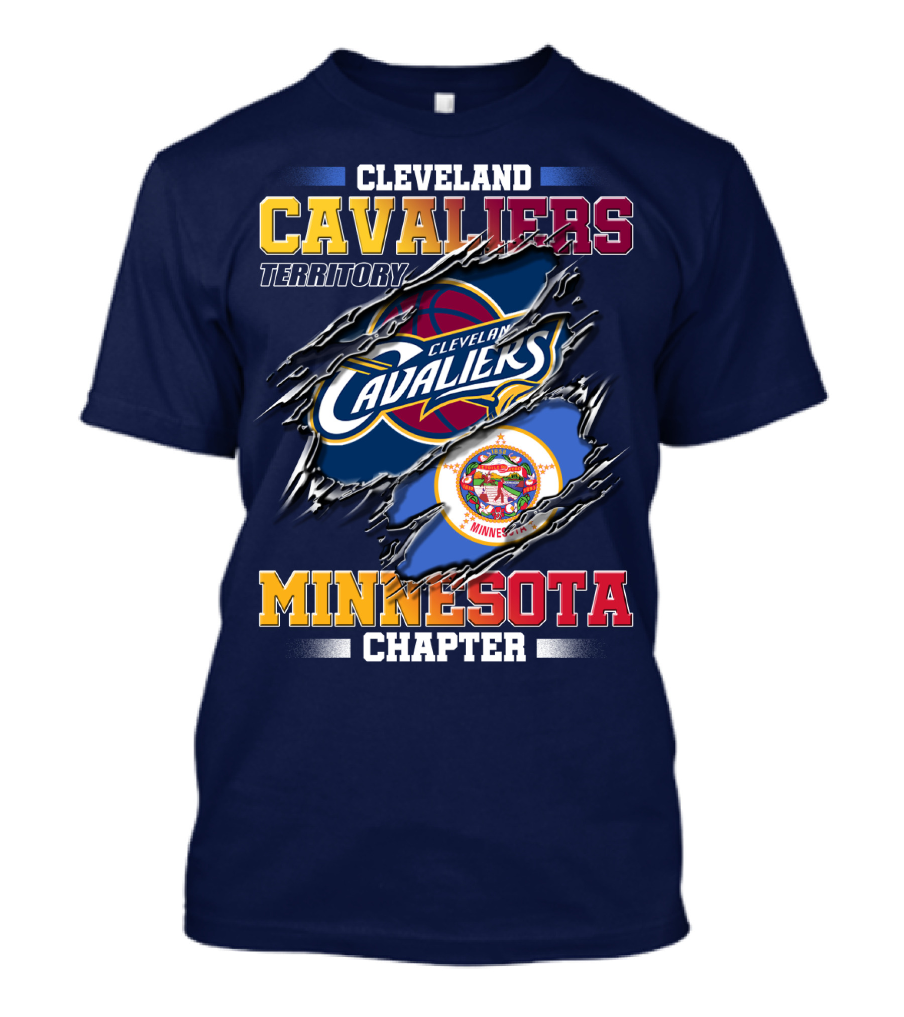 Cleveland Cavaliers Territory Minnesota Chapter T-Shirt