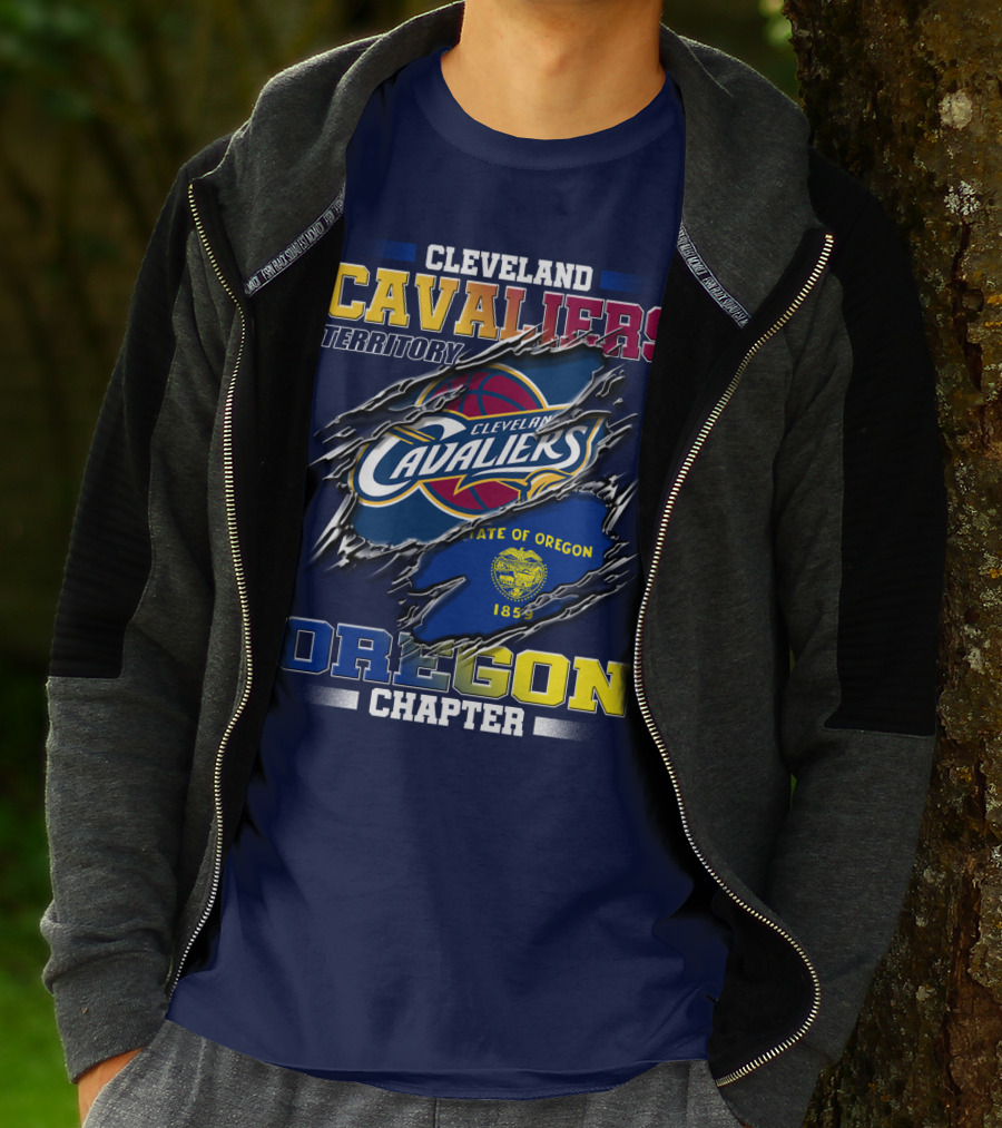 Cleveland Cavaliers Territory Oregon Chapter State Of Oregon 1859 T-Shirt