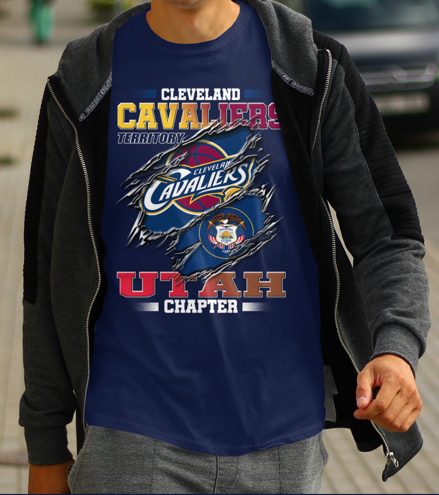 Cleveland Cavaliers Territory Utah Chapter NBA Fans 1896 T-Shirt