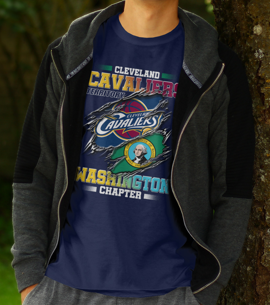 Cleveland Cavaliers Territory Washington Chapter T-Shirt