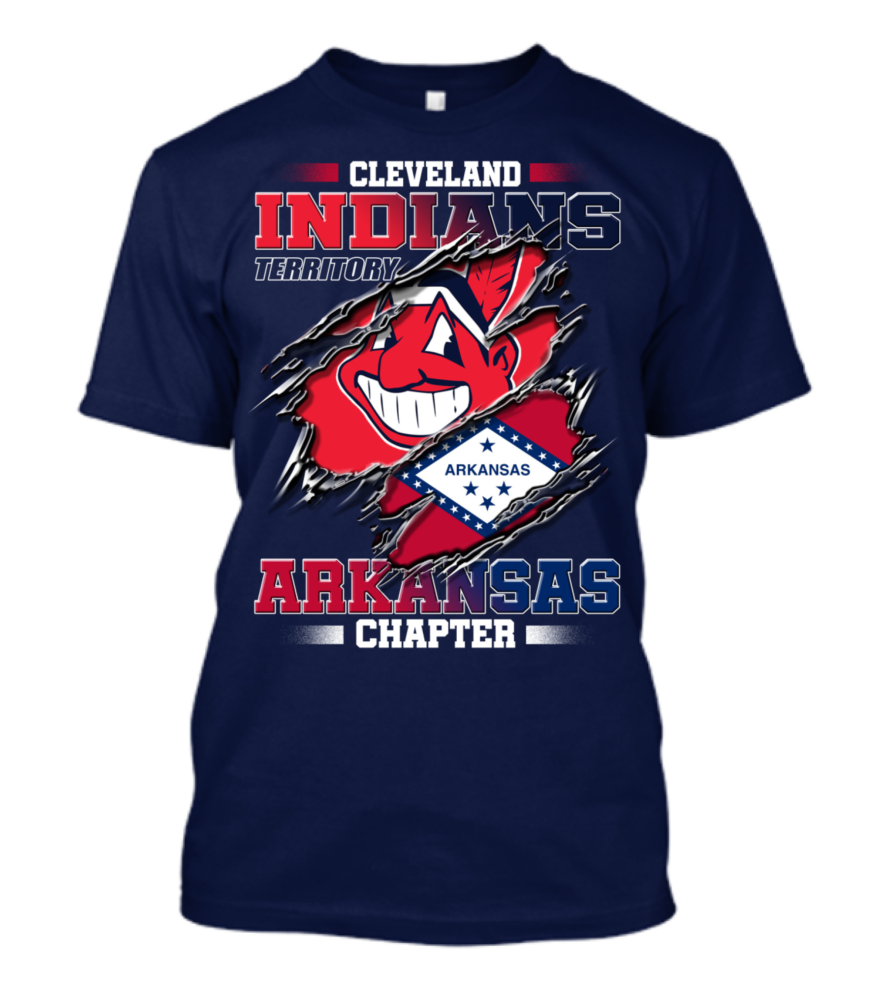 Cleveland Indians Territory Arkansas Chapter T-Shirt