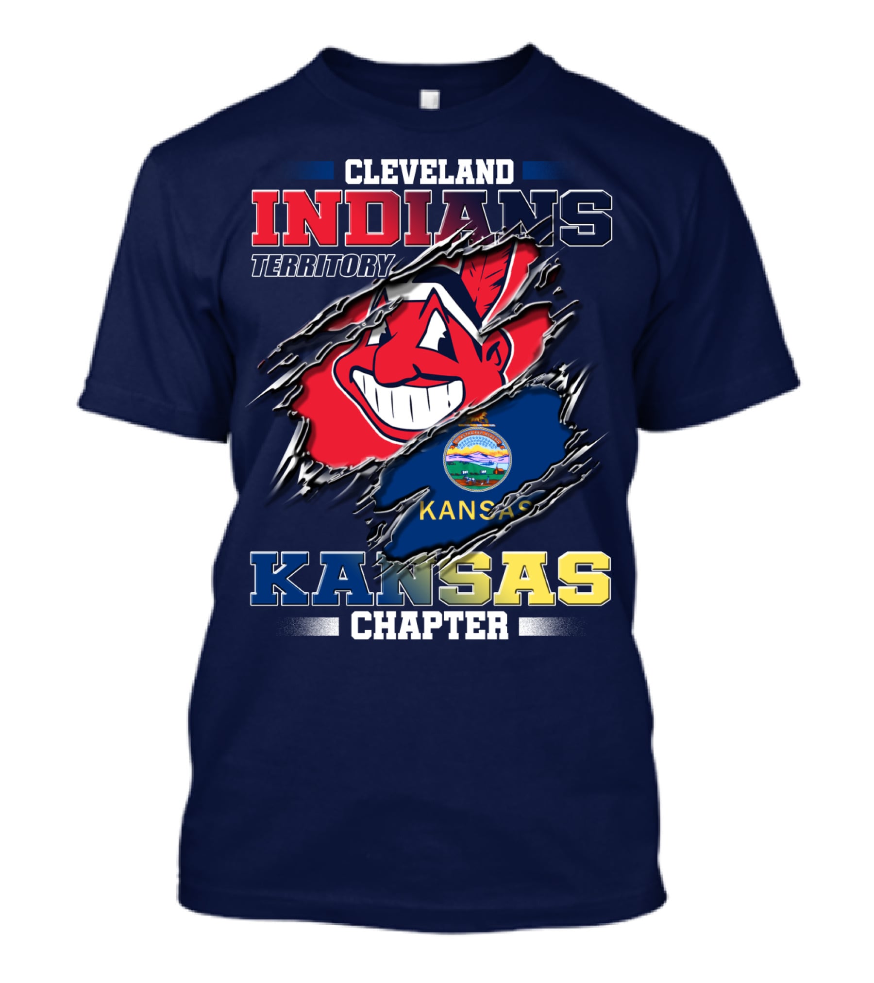 Cleveland Indians Territory Kansas Chapter T-Shirt