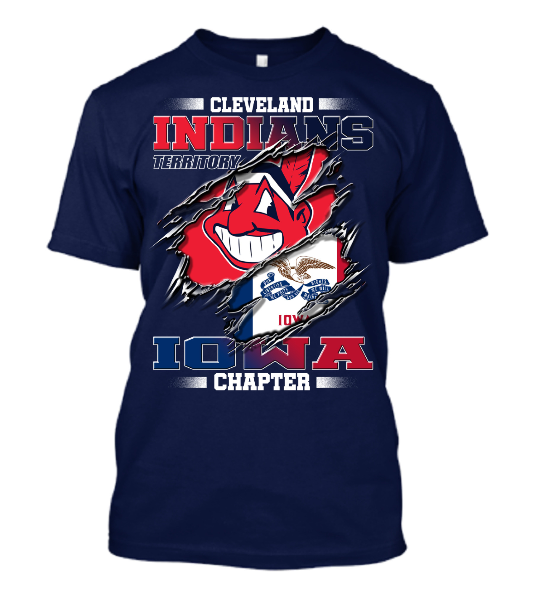 Cleveland Indians Territory Iowa Chapter T-Shirt