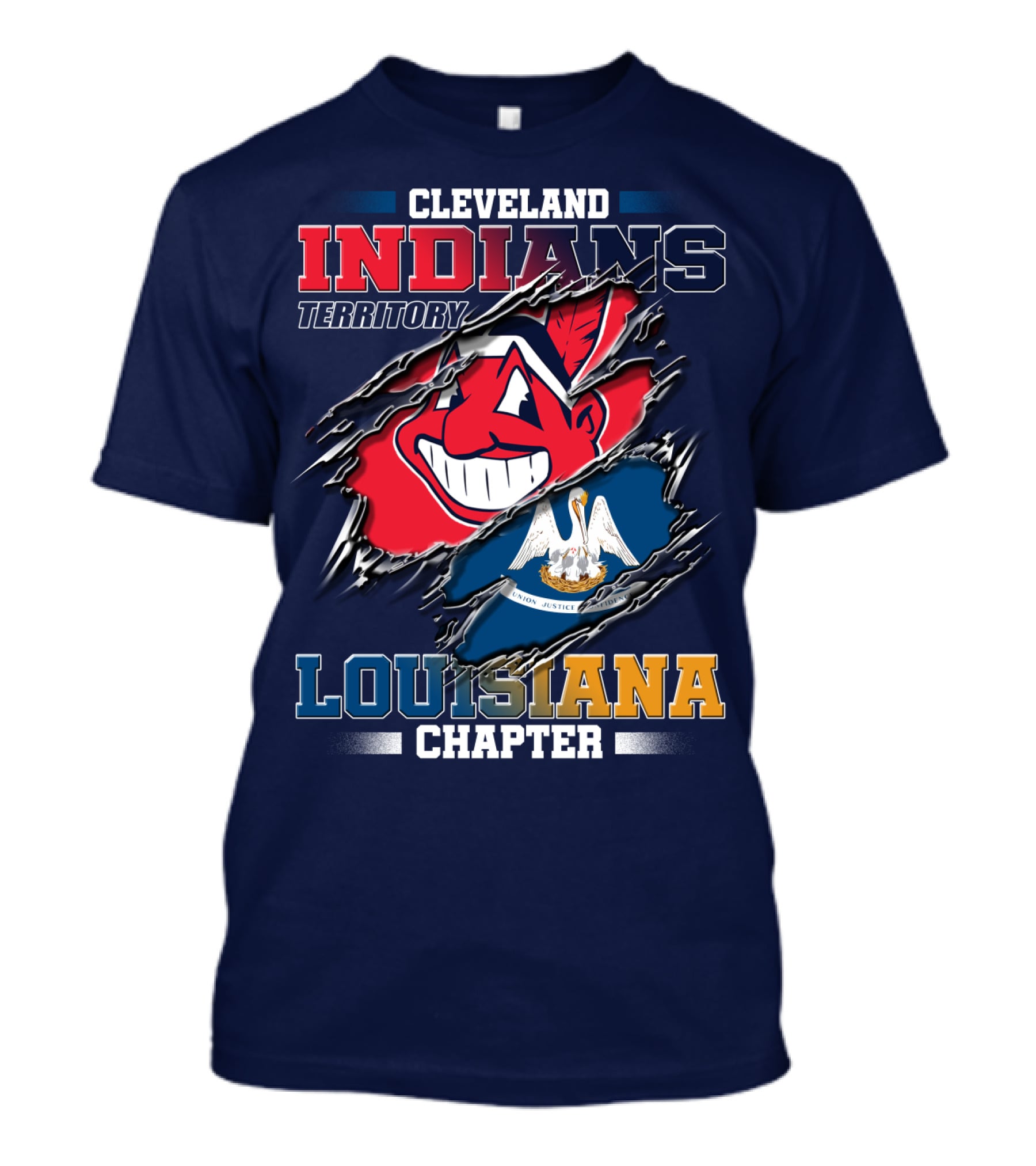 Cleveland Indians Territory Louisiana Chapter T-Shirt