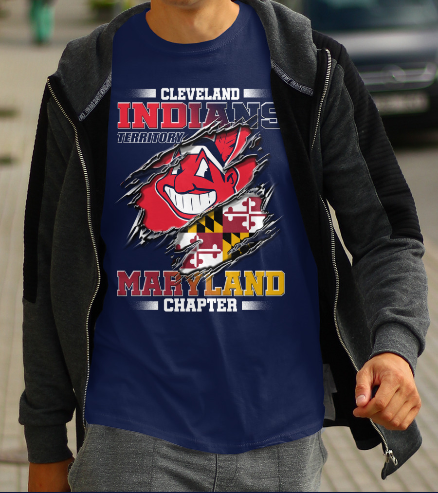 Cleveland Indians Territory Maryland Chapter T-Shirt
