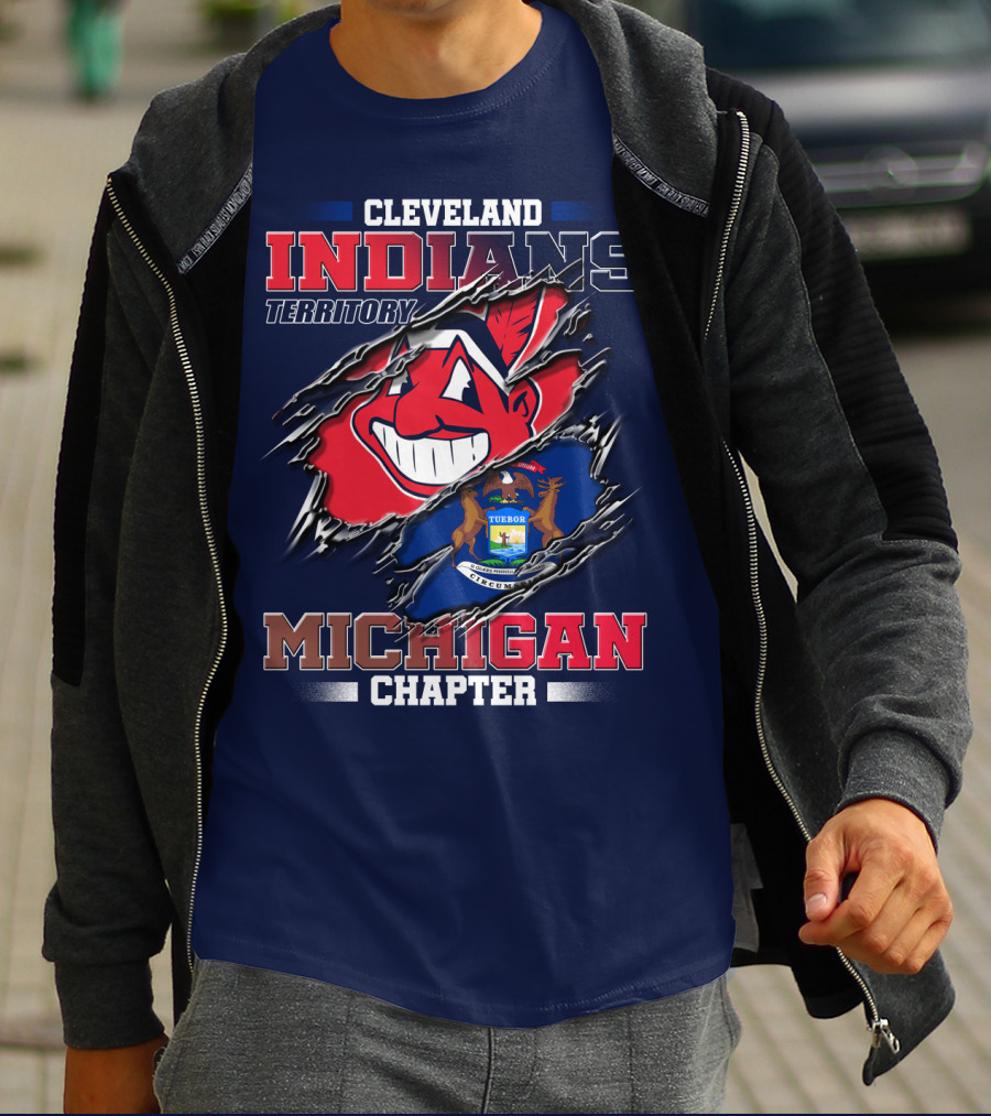 Cleveland Indians Territory Michigan Chapter T-Shirt