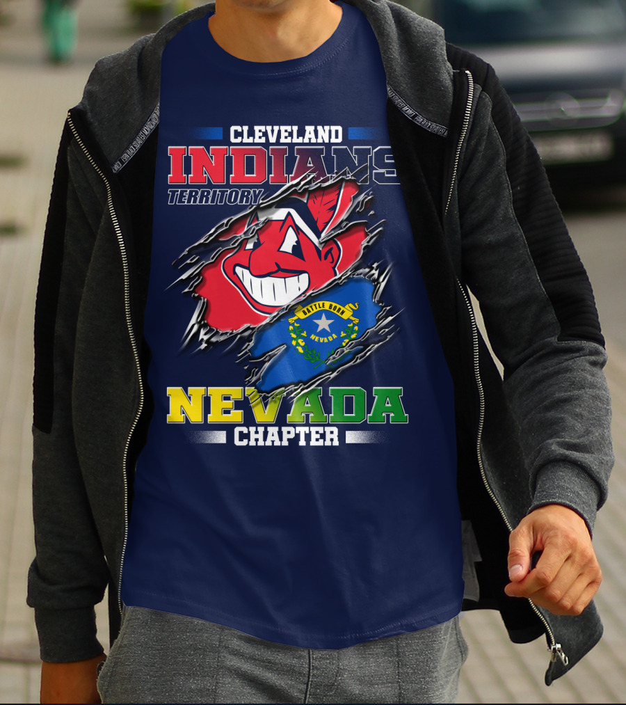 Cleveland Indians Territory Nevada Chapter Little Born T-Shirt