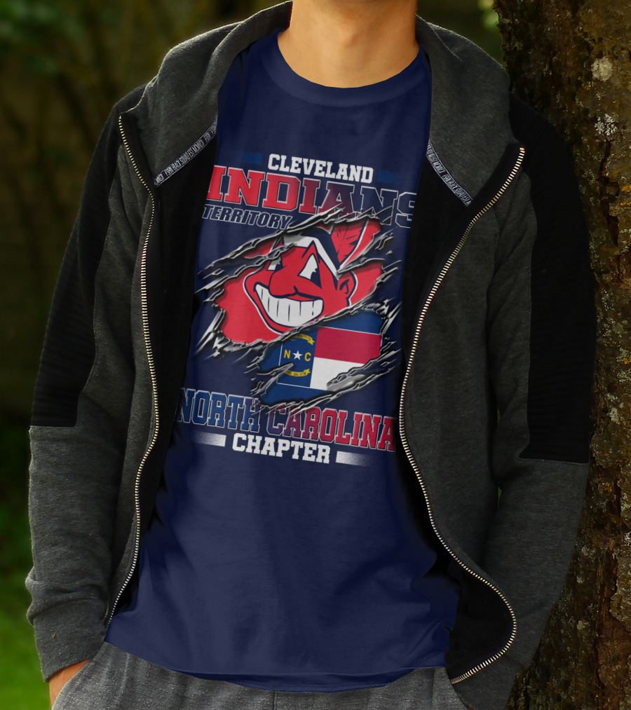 Cleveland Indians Territory North Carolina Chapter T-Shirt