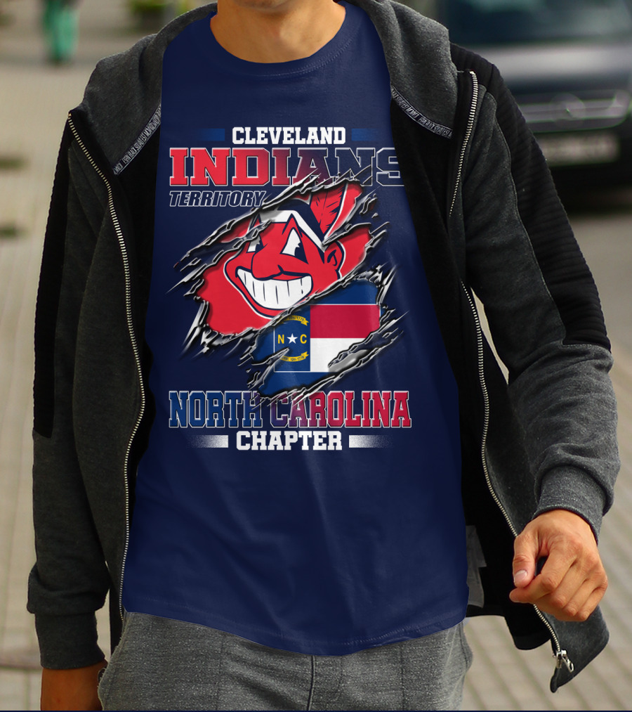 Cleveland Indians Territory North Carolina Chapter T-Shirt