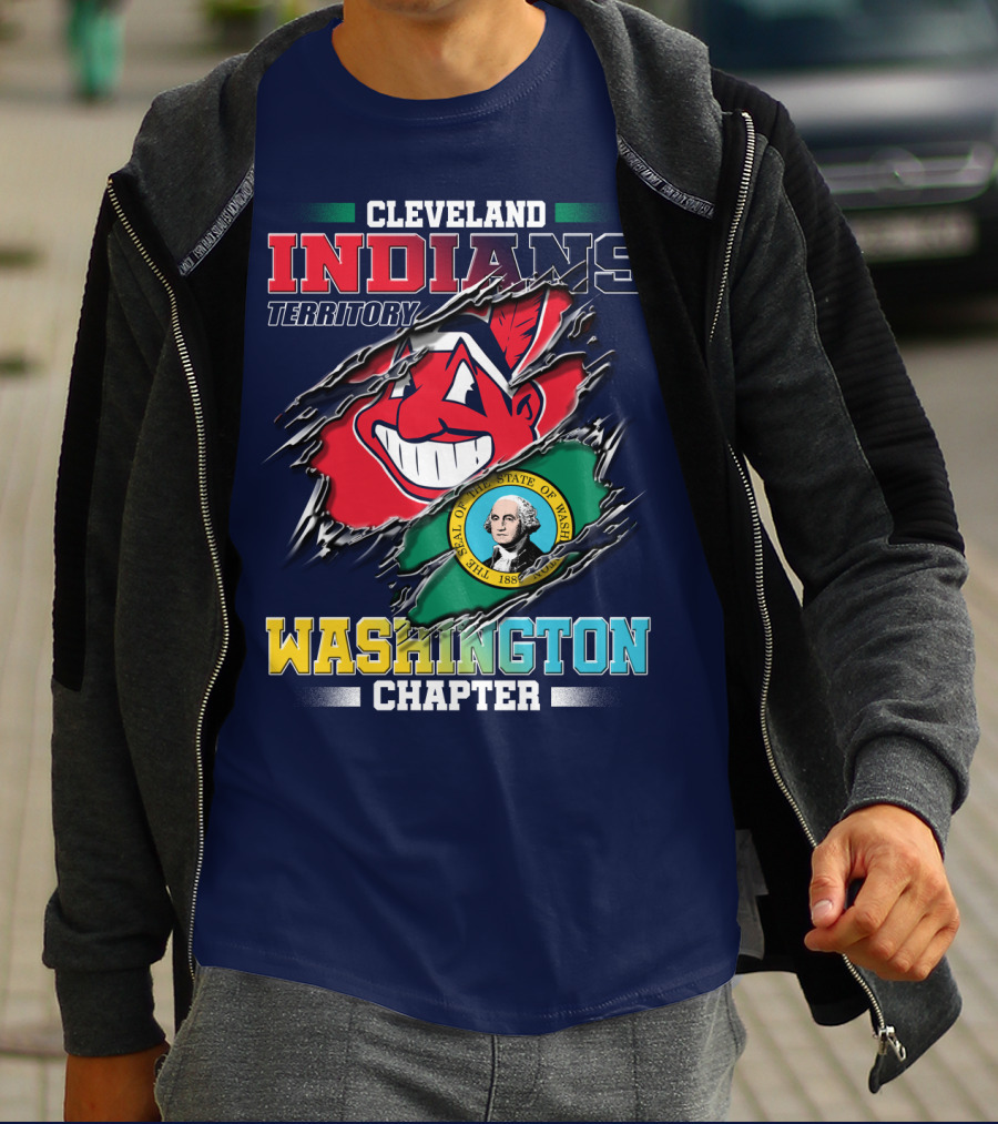 Cleveland Indians Territory Washington Chapter T-Shirt
