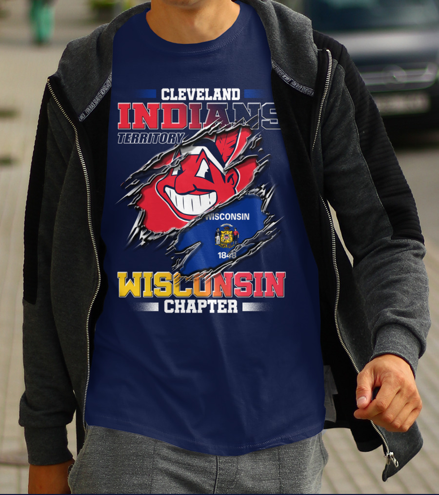 Cleveland Indians Territory Wisconsin Chapter 1848 T-Shirt