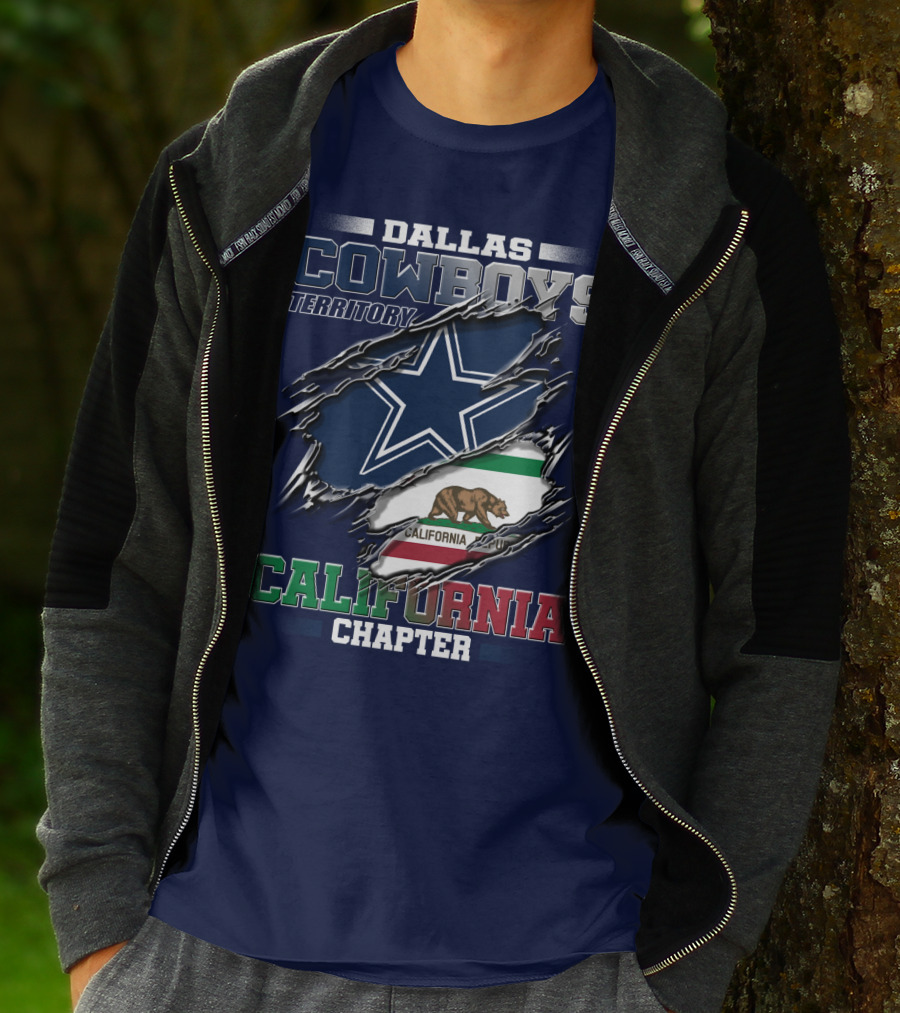 Dallas Cowboys Territory California Chapter T-Shirt