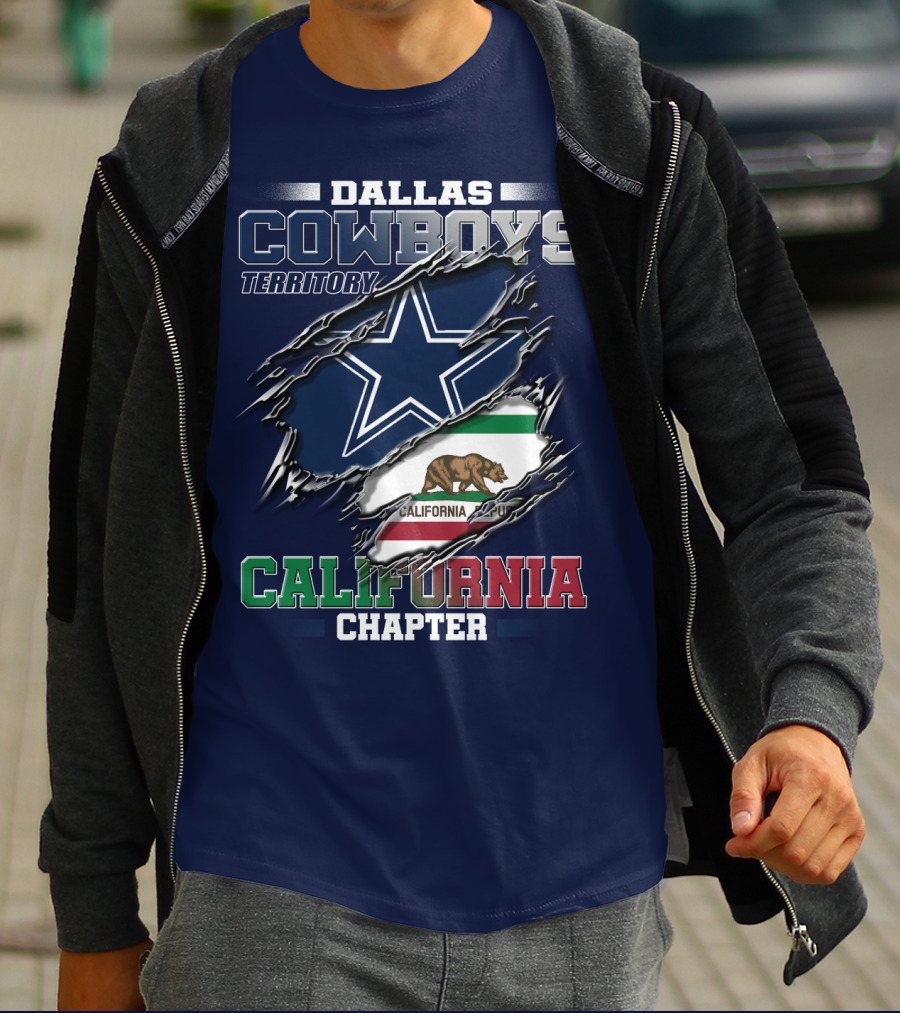Dallas Cowboys Territory California Chapter T-Shirt
