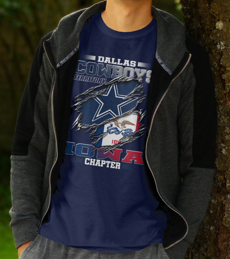 Dallas Cowboys Territory Iowa Chapter T-Shirt