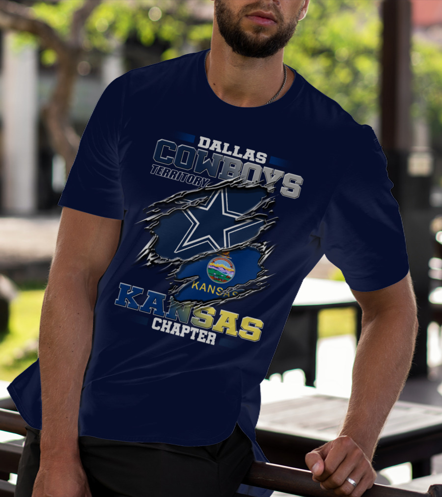 Dallas Cowboys Territory Kansas Chapter T-Shirt