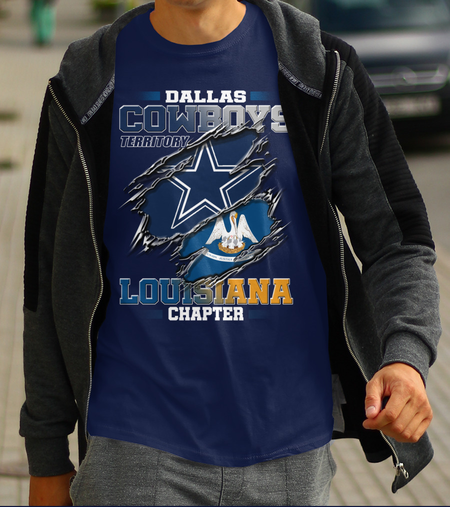 Dallas Cowboys Territory Louisiana Chapter T-Shirt