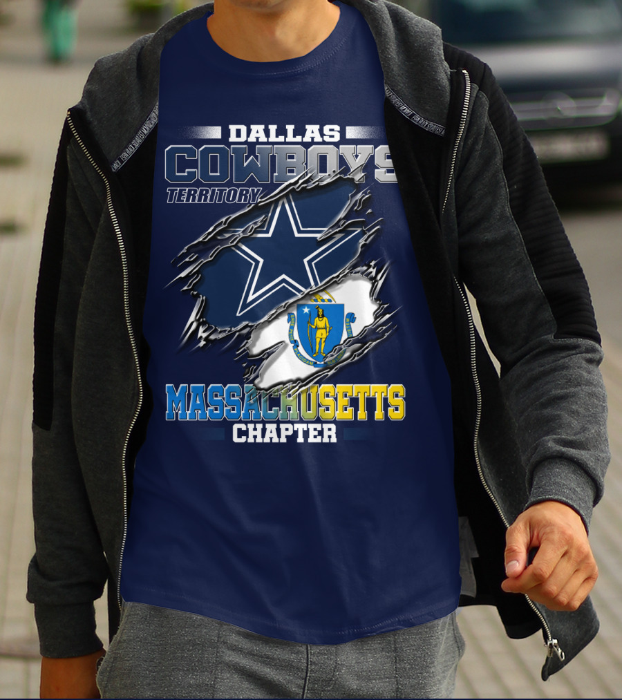 Dallas Cowboys Territory Massachusetts Chapter T-Shirt