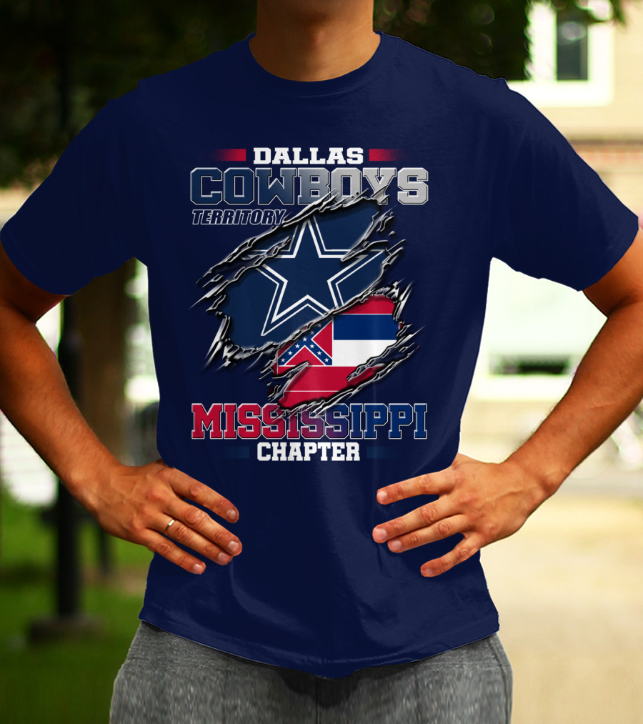 Dallas Cowboys Territory Mississippi Chapter T-Shirt