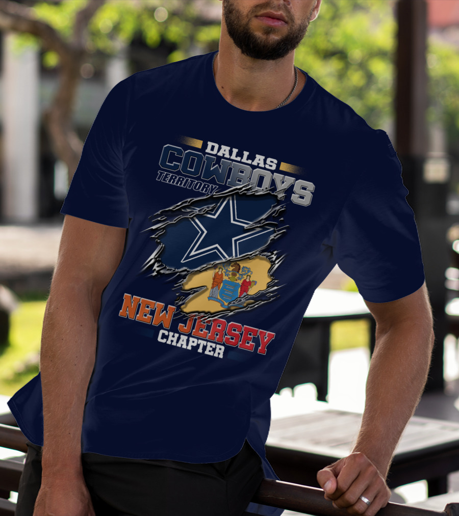 Dallas Cowboys Territory New Jersey Chapter T-Shirt