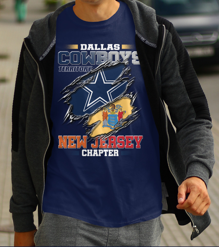 Dallas Cowboys Territory New Jersey Chapter T-Shirt